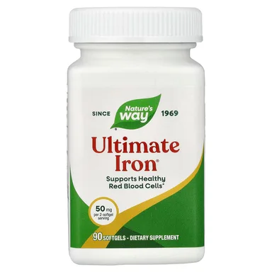 Фото товара: Железо Nature's Way Ultimate®, 90 мягких капсул