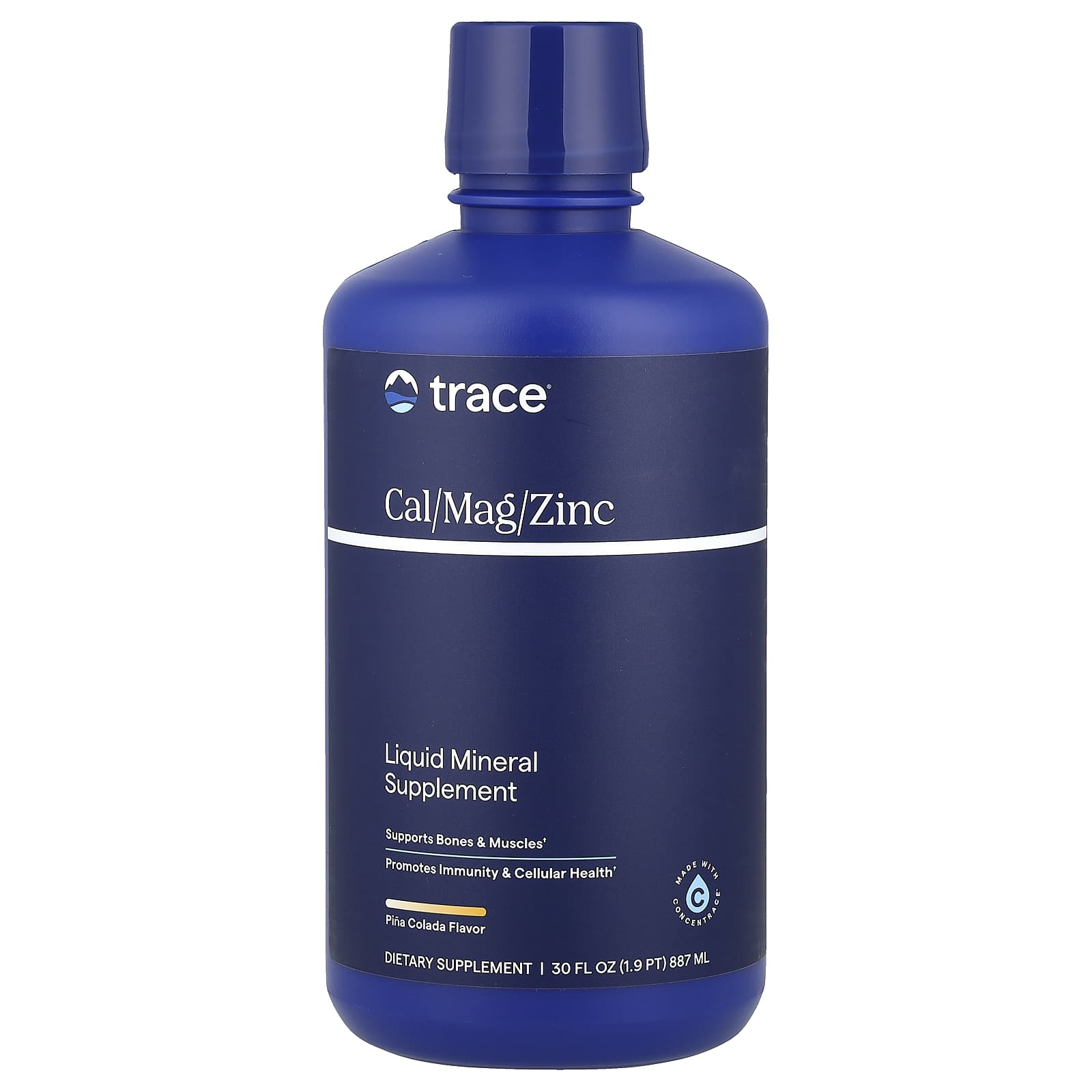 Цинк Trace Liquid Cal/Mag/ Piña Colada, 887 мл, жидкая форма