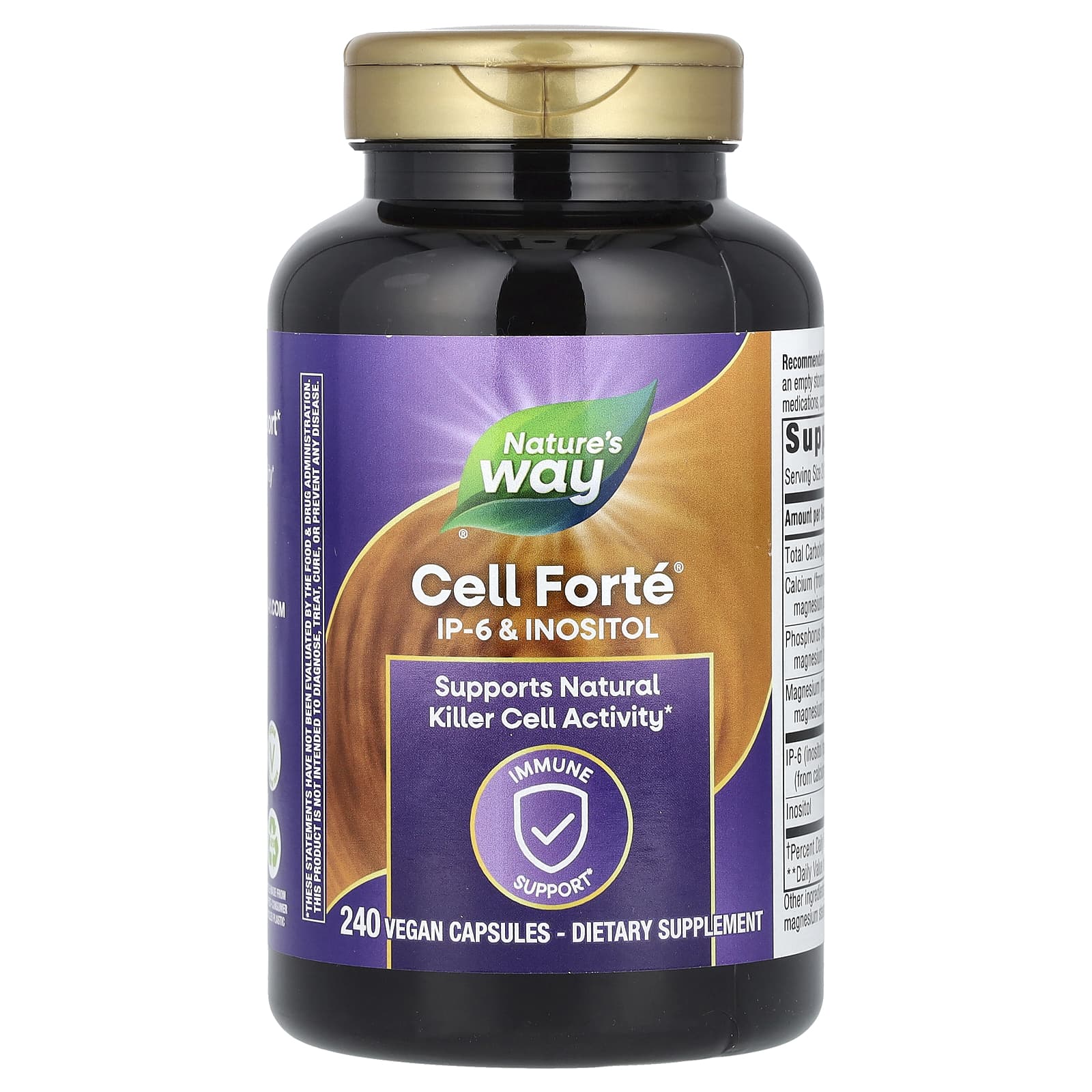Инозитол Nature's Way Cell Forté IP-6 &, 240 растительных капсул