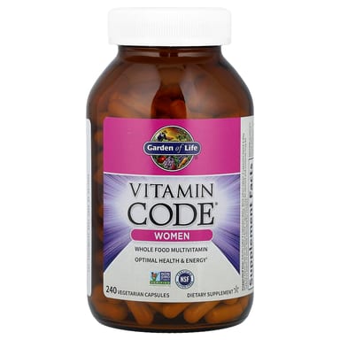 Мультивитамины Garden of Life Vitamin Code® Whole Food Women, 240 растительных капсул