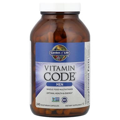 Мультивитамины Garden of Life Vitamin Code® Whole Food For Men, 240 растительных капсул
