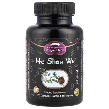 Шоу ву Dragon Herbs He™, 500 мг, 100 капсул