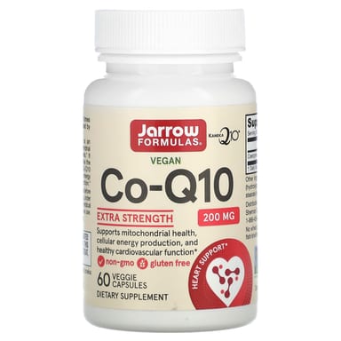 Коэнзим Q10 Jarrow Formulas, 200 мг, 60 растительных капсул