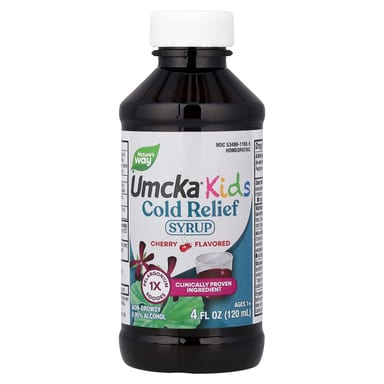 Сироп Nature's Way Umcka® Cold Relief, вкус Cherry, для детей от 1 лет, 120 мл