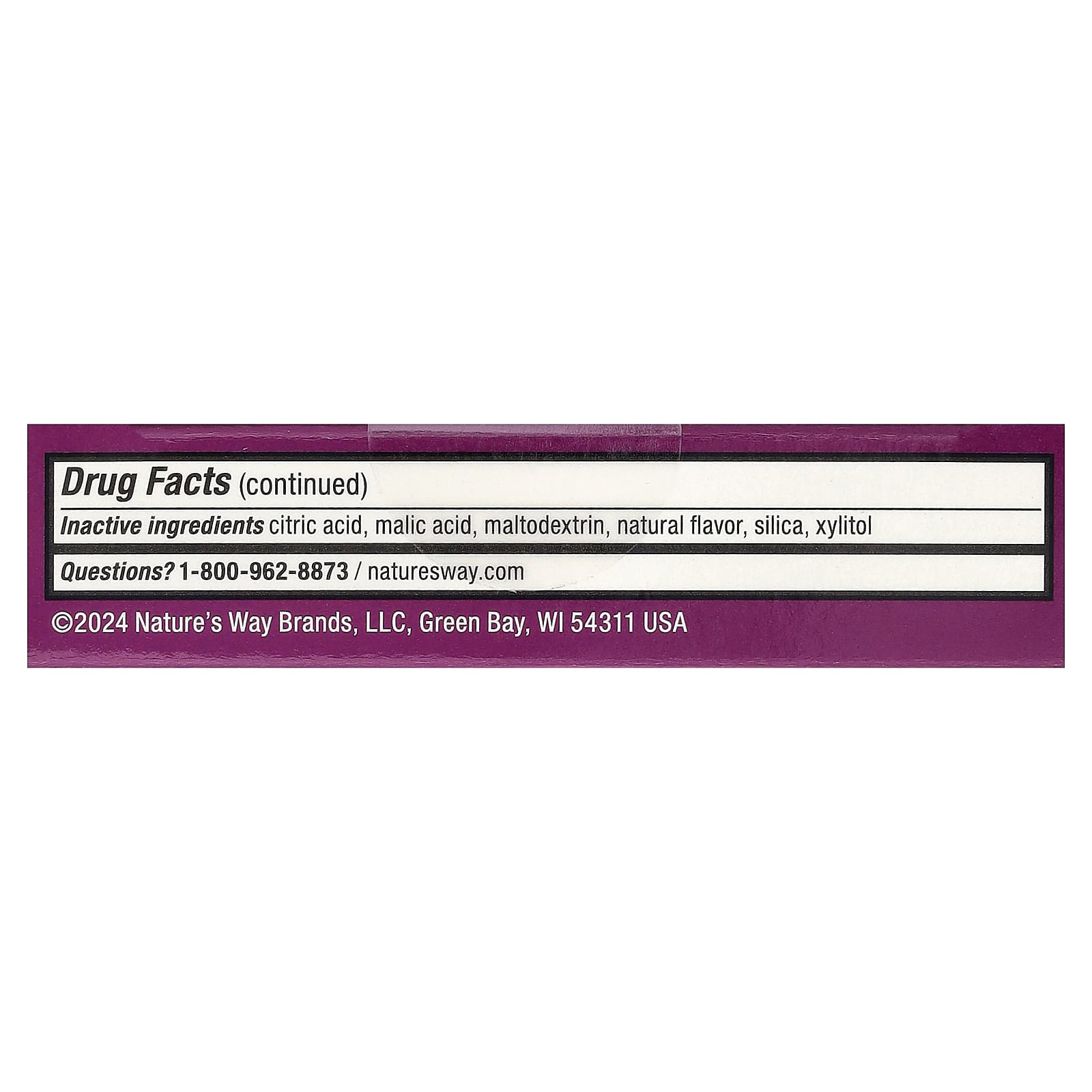 Детское пудра Nature's Way Umcka® Cold Relief FastActives® For 10 Packets, вкус Cherry, для детей от 6 лет, 0.7 г, саше