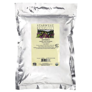Лист окопника Starwest Botanicals C/S, 453.6 г