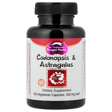 Астрагал Dragon Herbs Codonopsis &, 100 растительных капсул