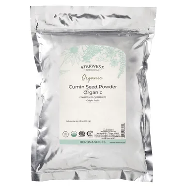 Фото товара: Кумин Starwest Botanicals Seed Powder, 453.6 г, порошок