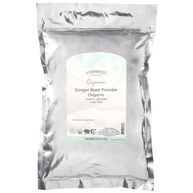 Имбирь Starwest Botanicals Organic Root Powder, 453.6 г, порошок