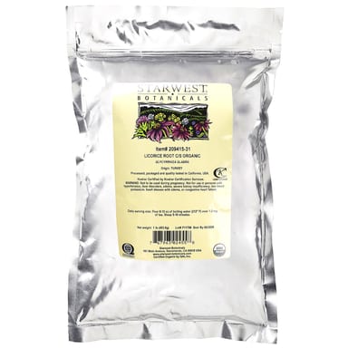 Солодка Starwest Botanicals Organic Cut & Sifted, 453.6 г