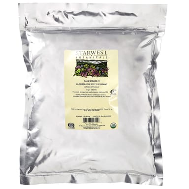 Корень алтея Starwest Botanicals Organic Cut & Sifted, 453.6 г
