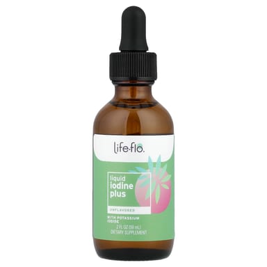 Калий Life-flo Liquid Iodine Plus with Iodide, без вкуса, 59 мл, жидкая форма