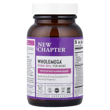 Рыбий жир New Chapter Wholemega™ For Moms, 90 мягких капсул