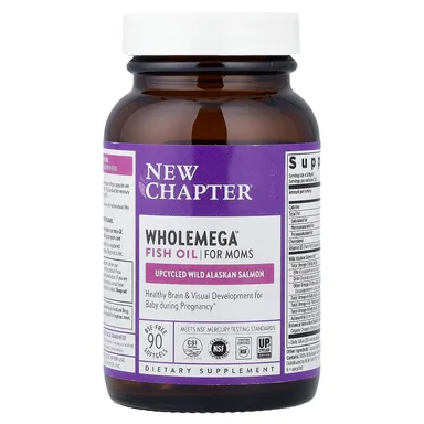 Фото товара: Рыбий жир New Chapter Wholemega™ For Moms, 90 мягких капсул