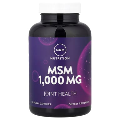 МСМ MRM Nutrition, 1000 мг, 120 растительных капсул