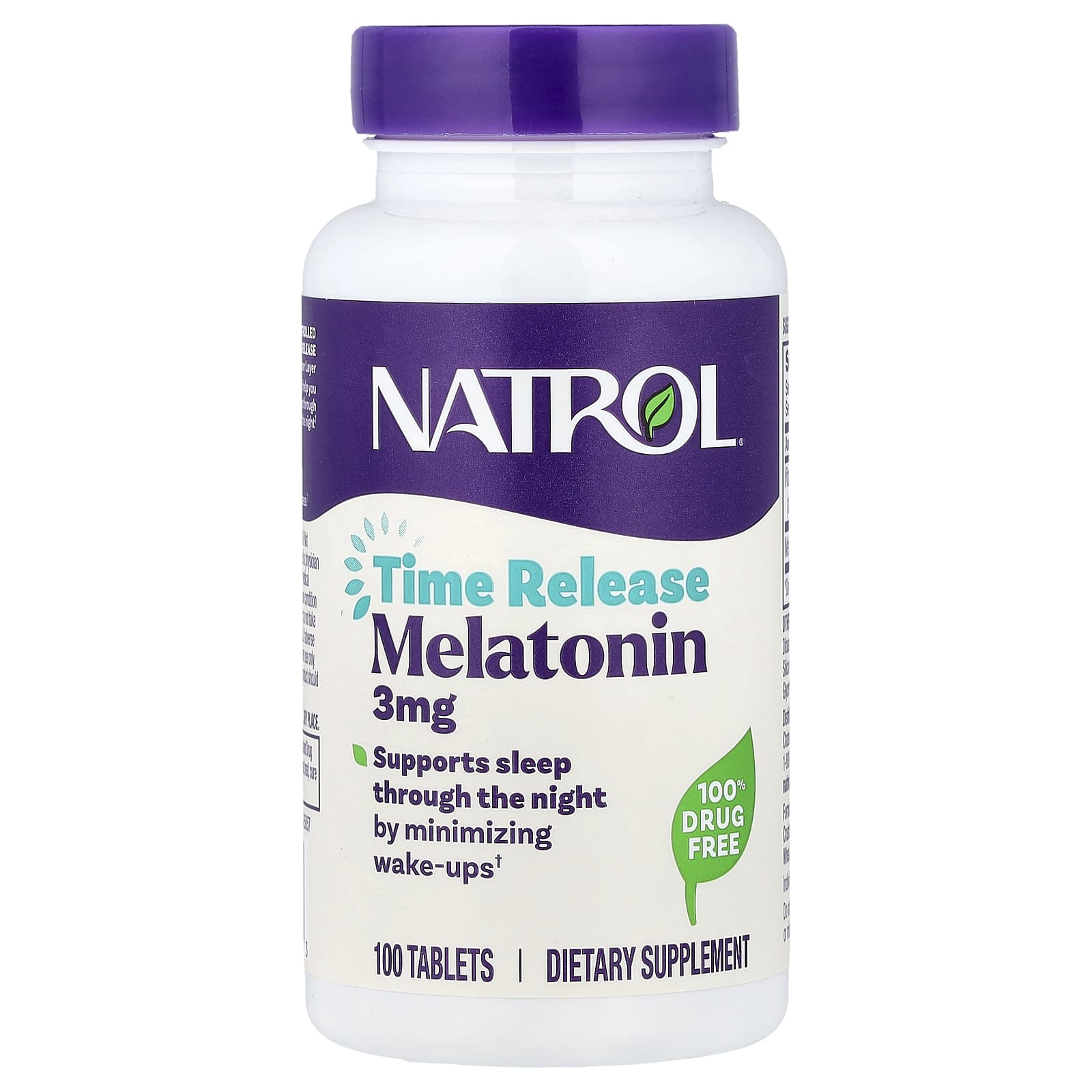 Мелатонин Natrol Time Release, 100 таблеток