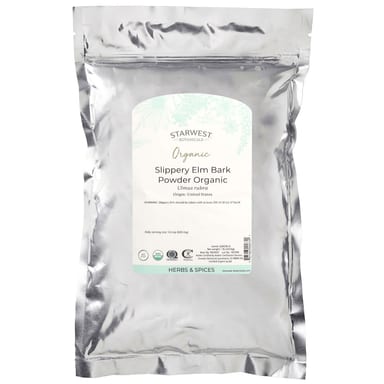 Скользкий вяз Starwest Botanicals Organic Powder, 453.6 г, порошок