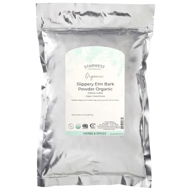 Фото товара: Скользкий вяз Starwest Botanicals Organic Powder, 453.6 г, порошок