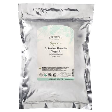 Спирулина Starwest Botanicals Organic Powder, 453.6 г, порошок