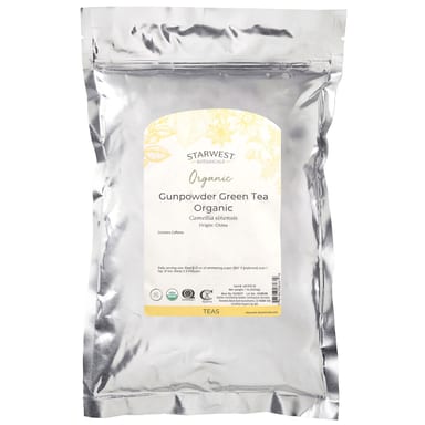 Зеленый чай Starwest Botanicals Organic Gunpowder, 453.6 г