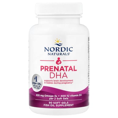 DHA для беременных Nordic Naturals, 90 мягких капсул