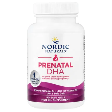 Фото товара: DHA для беременных Nordic Naturals, 90 мягких капсул