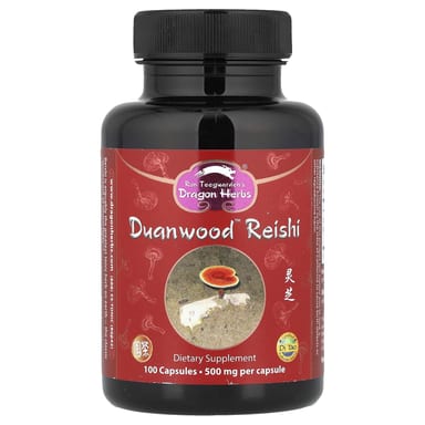 Рейши Dragon Herbs Duanwood™, 500 мг, 100 капсул