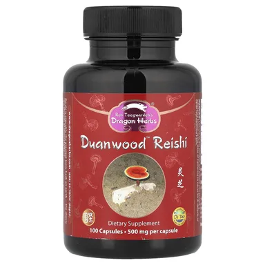 Фото товара: Рейши Dragon Herbs Duanwood™, 500 мг, 100 капсул