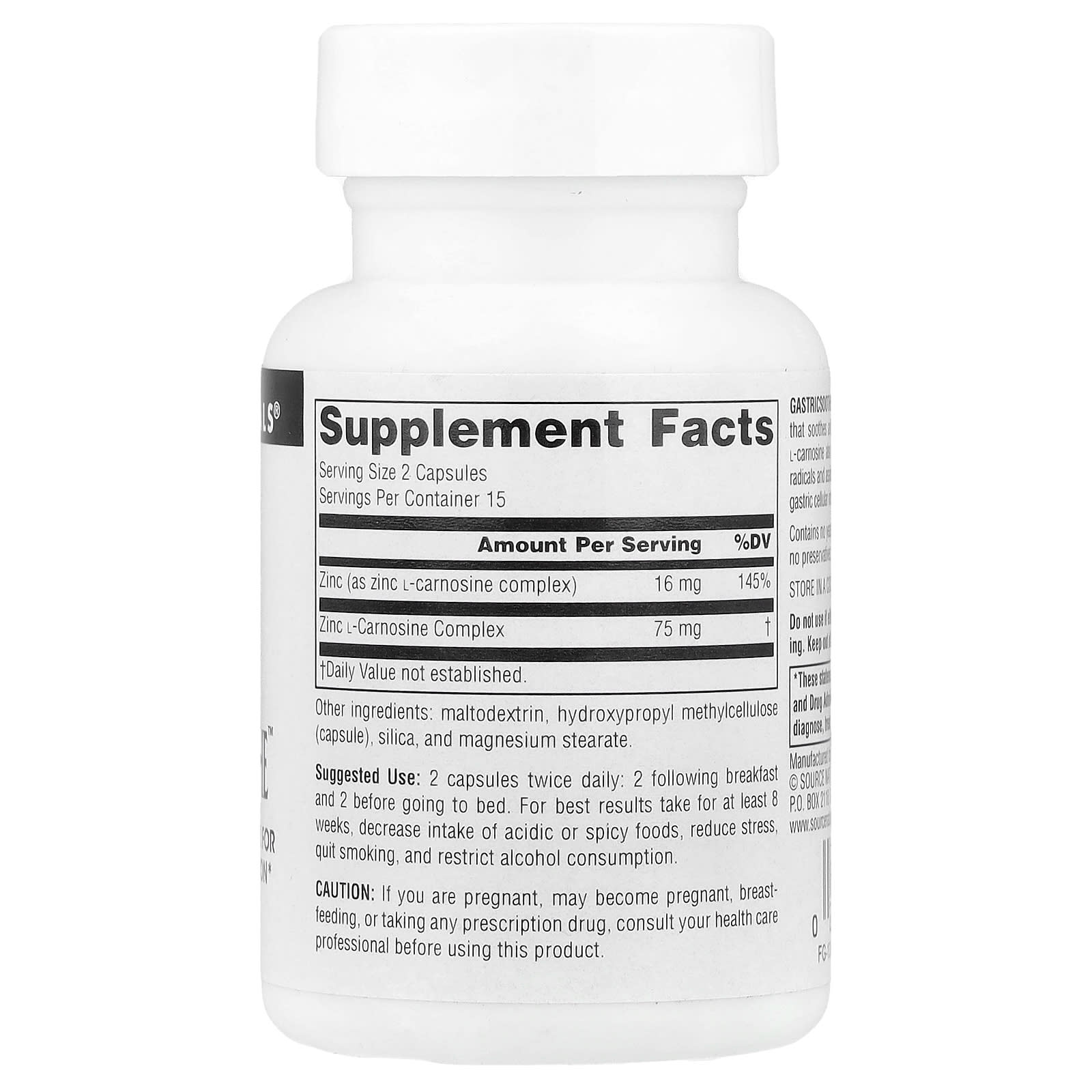 Комплекс GastricSoothe Source Naturals™, 30 капсул — фото 2