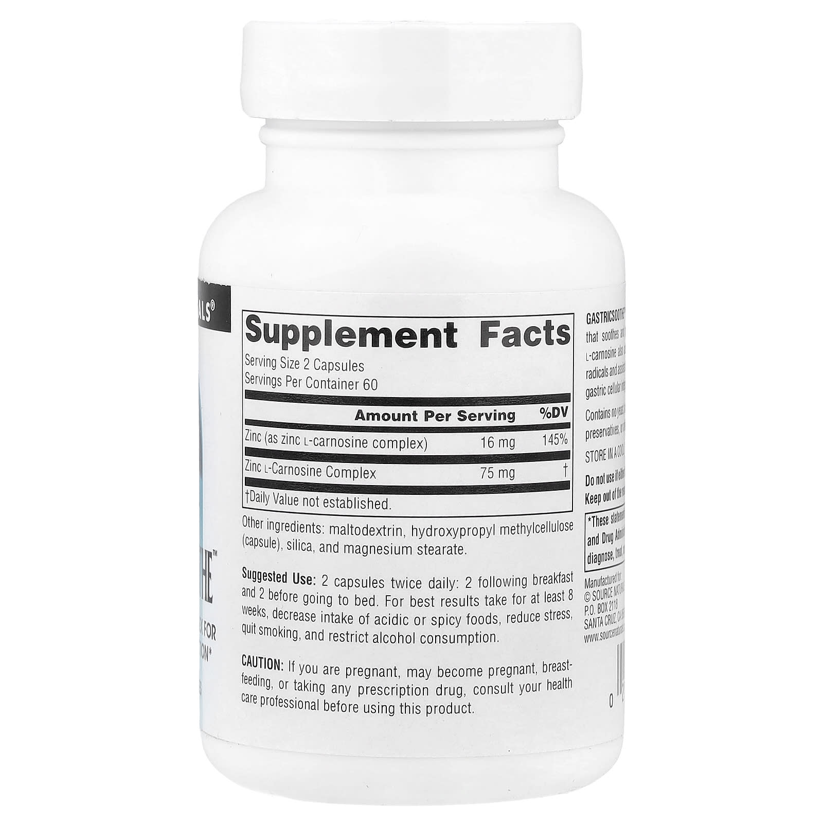 Комплекс GastricSoothe Source Naturals™, 120 капсул — фото 2