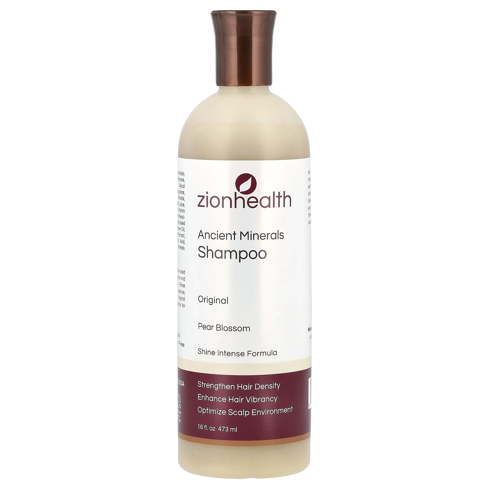 Минерал Zion Health Ancient Shampoo Original Pear Blossom, 473 мл