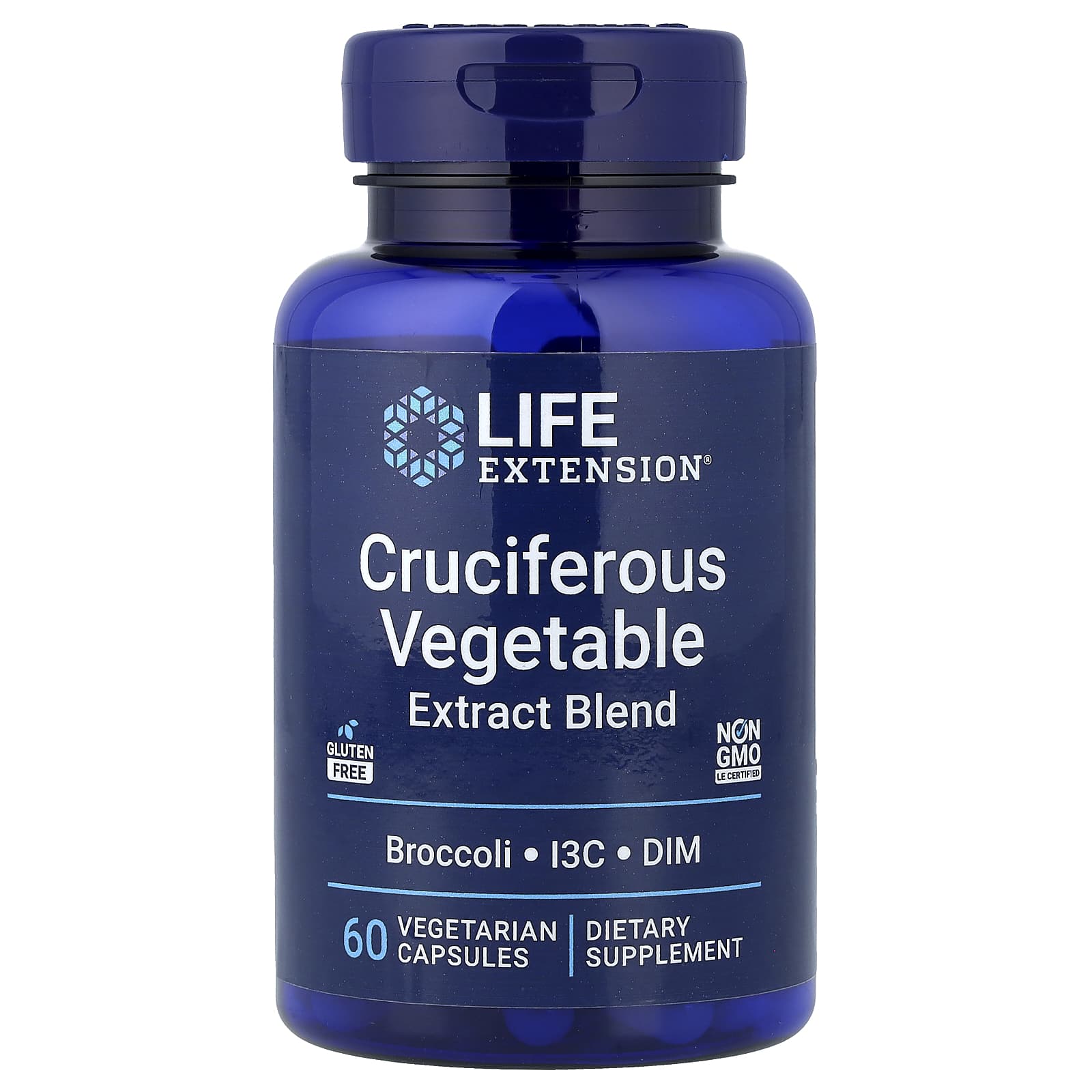 Экстракт крестоцветных овощей Life Extension, 60 вегетарианских капсул