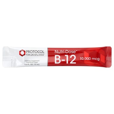 Витамин B12 Nutri-Dose Protocol for Life Balance Nutri-Dose™ 12 Packets, вкус Mixed Berry, 15 мл, саше