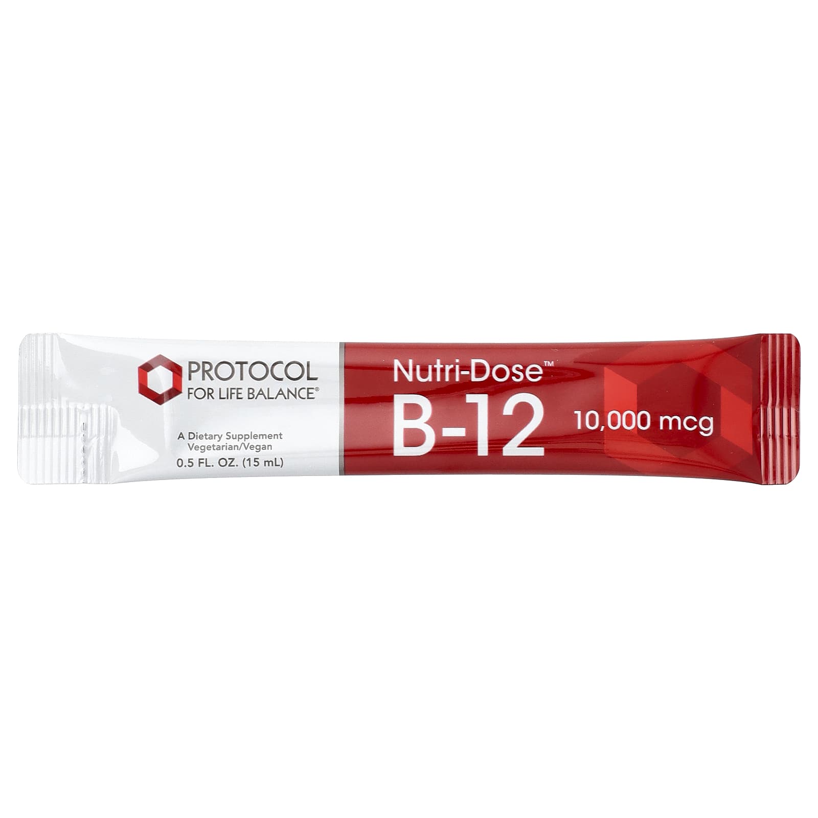 Витамин B12 Nutri-Dose Protocol for Life Balance Nutri-Dose™ 12 Packets, вкус Mixed Berry, 15 мл, саше