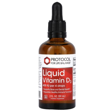 Витамин D3 Protocol for Life Balance Liquid, 59 мл, жидкая форма