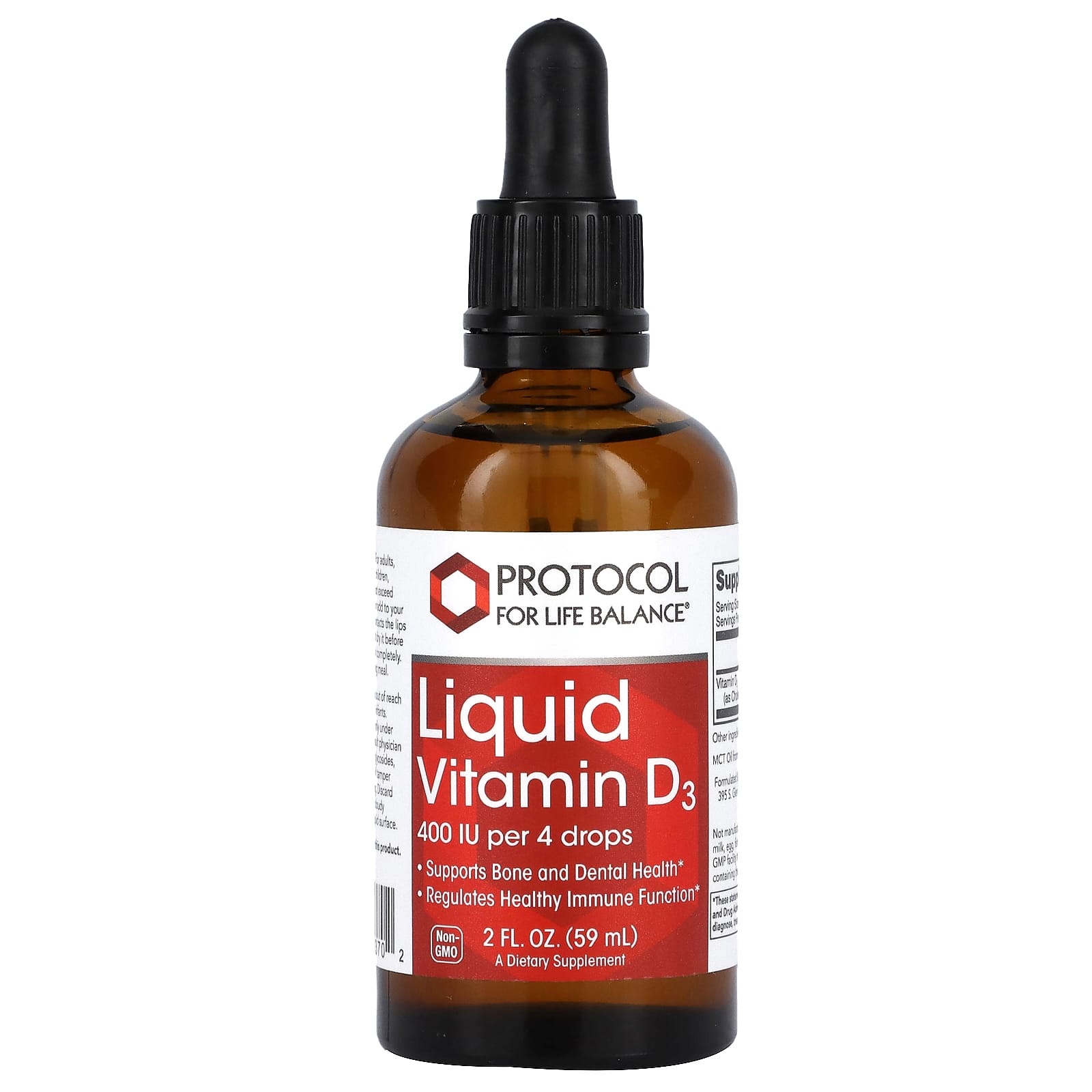 Витамин D3 Protocol for Life Balance Liquid, 59 мл, жидкая форма