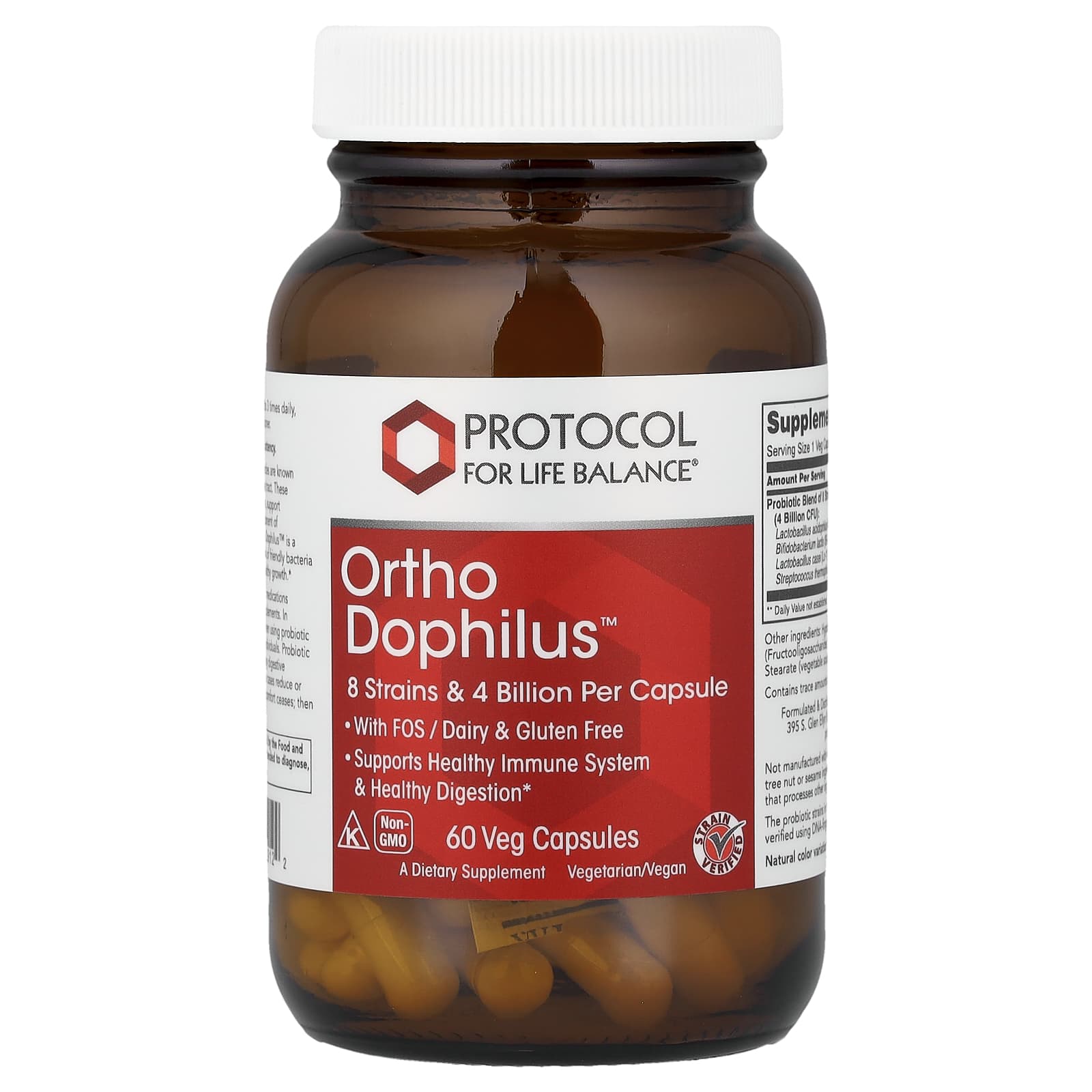Пробиотик Ortho Dophilus Protocol for Life Balance™, 60 растительных капсул