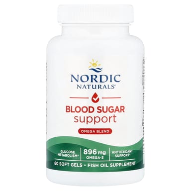 Комплекс для поддержки уровня сахара Nordic Naturals Omega Blend, 60 мягких капсул