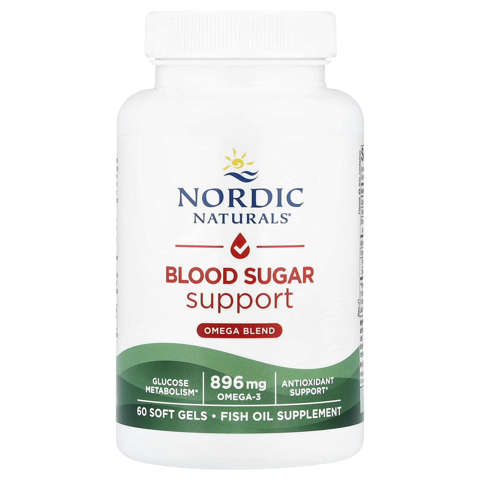 Комплекс для поддержки уровня сахара Nordic Naturals Omega Blend, 60 мягких капсул