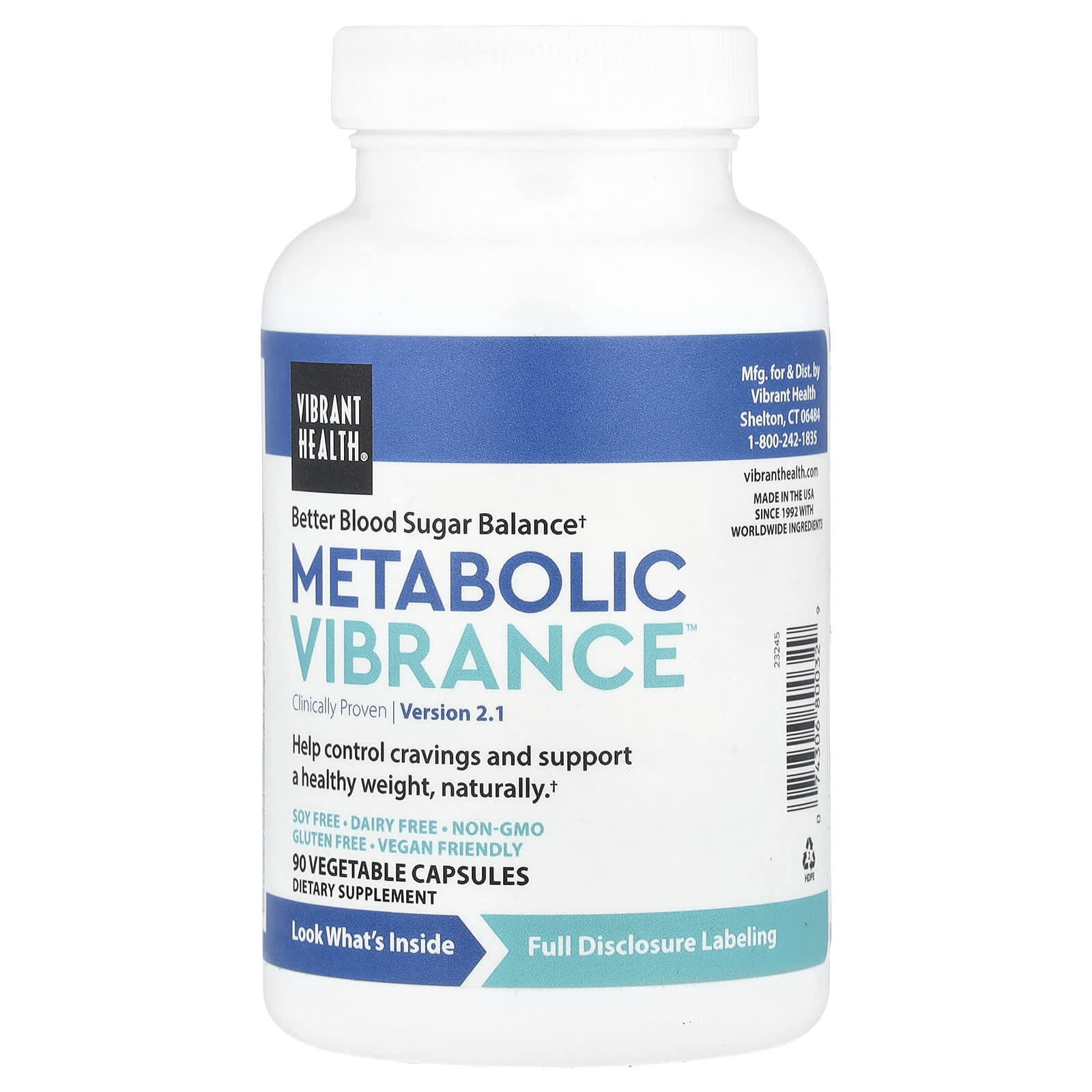Метаболический комплекс Vibrant Health, 90 растительных капсул