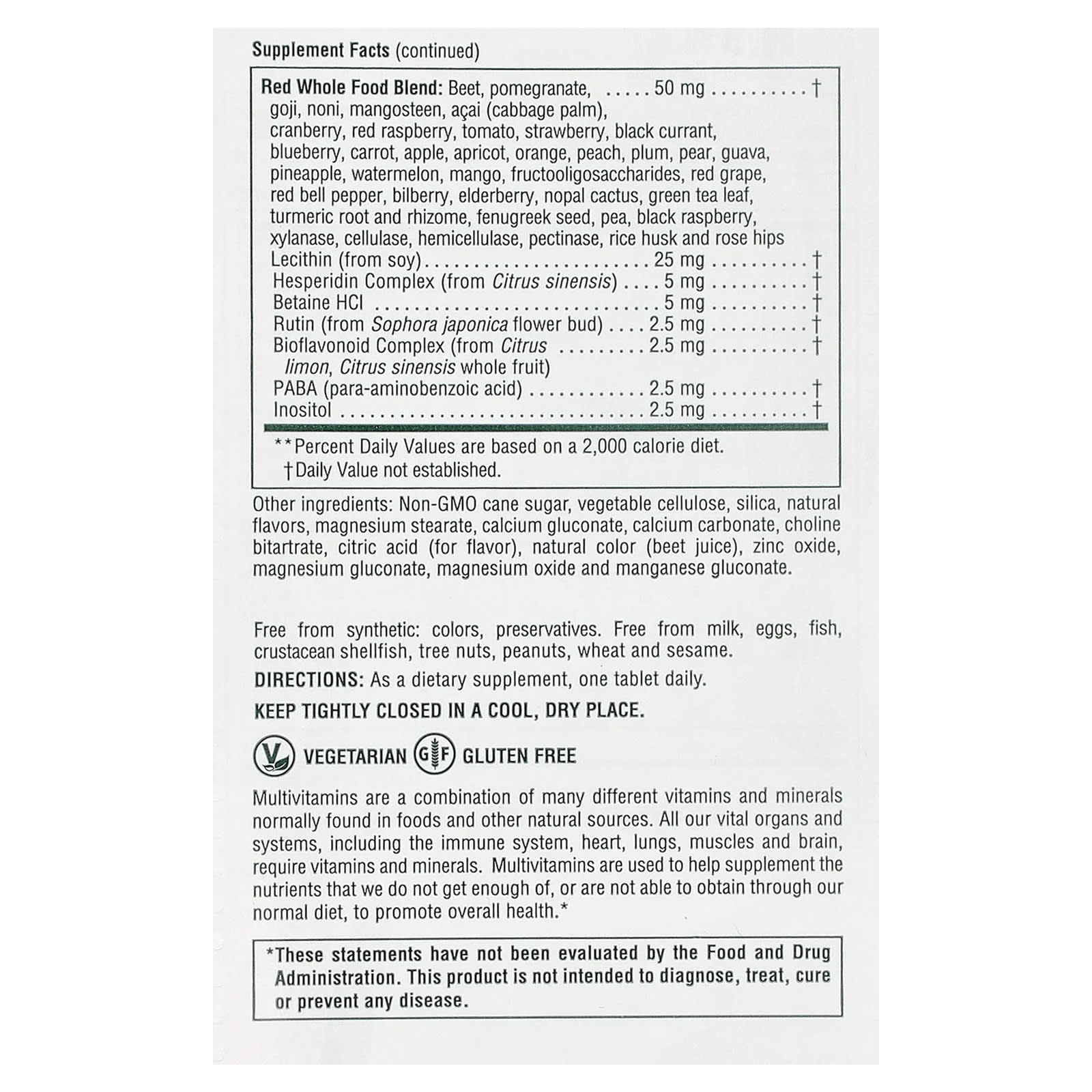 Мультивитаминно-минеральный комплекс NaturesPlus Adult's Chewable Exotic Red Berry, 90 таблеток — фото 3