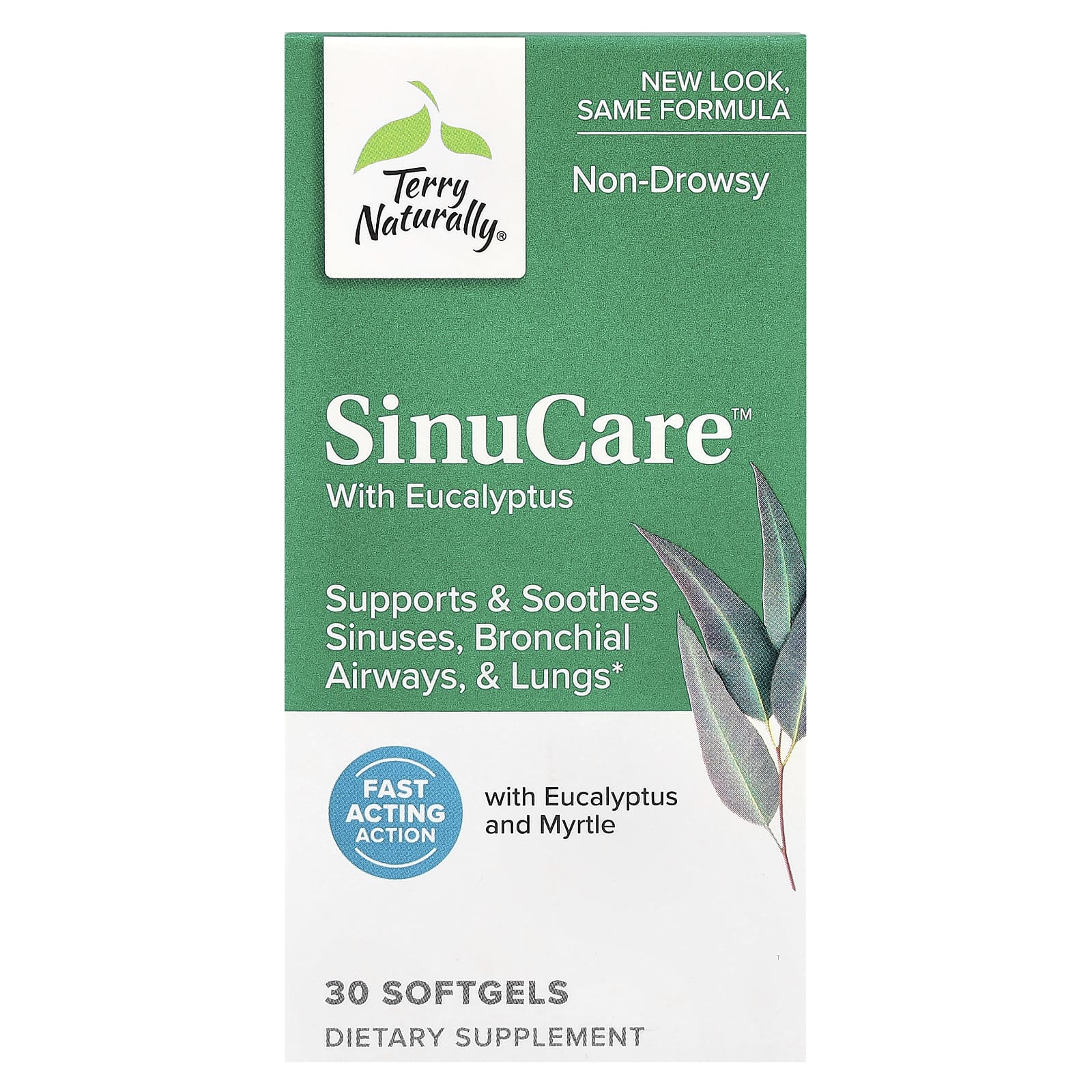 Эвкалипт Terry Naturally SinuCare™ , 30 мягких капсул — фото 2