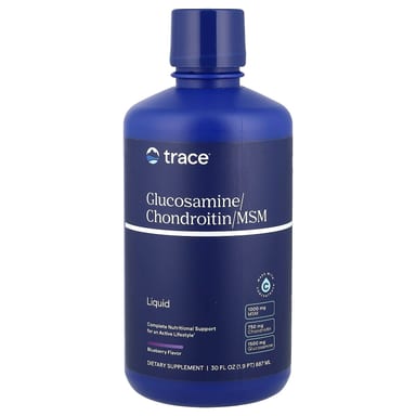 Хондроитин Trace Liquid Glucosamine/ /MSM, вкус Blueberry, 887 мл, жидкая форма