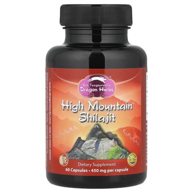Шиладжит Dragon Herbs High Mountain™, 450 мг, 60 капсул