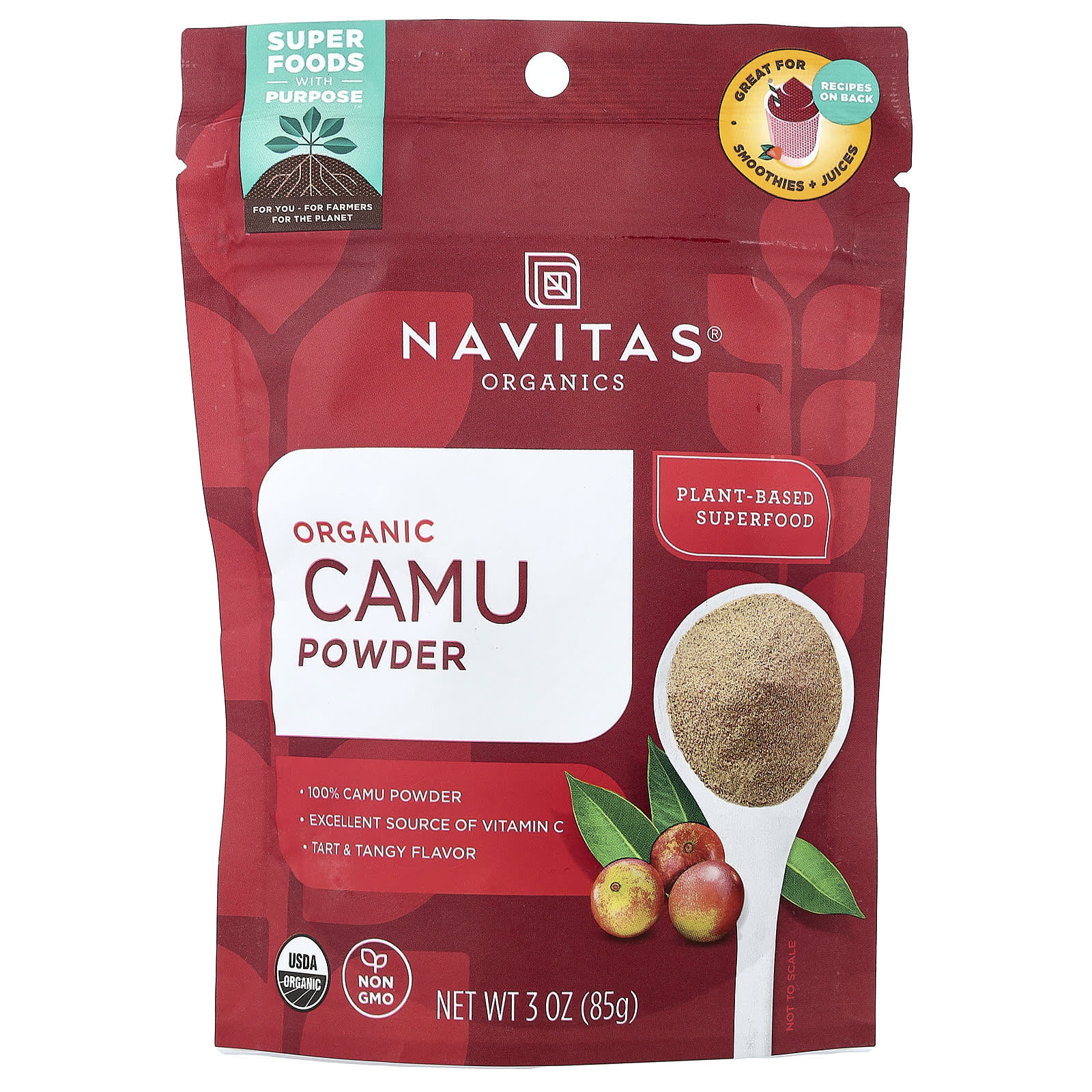 Порошок каму-каму Navitas Organics, 85 г