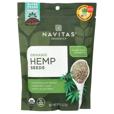 Органические семена конопли Navitas Organics, 227 г