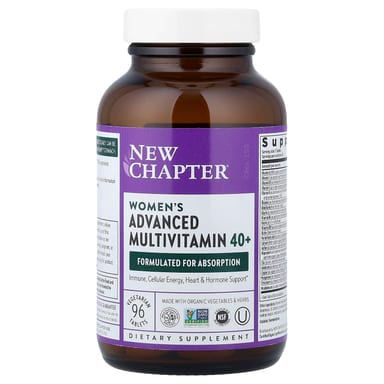 Женские мультивитамины New Chapter Women's Advanced 40+, 96 растительных таблеток