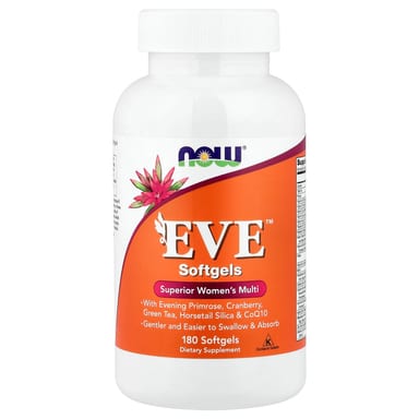 Женские мультивитамины NOW Foods EVE™, 180 мягких капсул