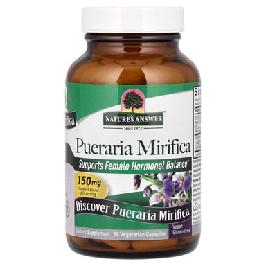 Пуэрария мирифика Nature's Answer, 60 растительных капсул