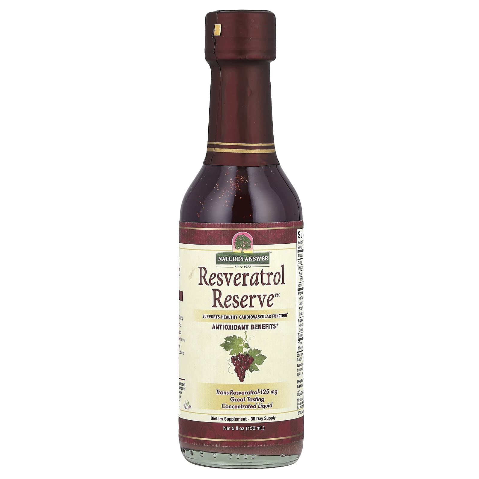 Ресвератрол Nature's Answer Reserve™, 150 мл